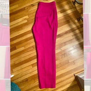 Express high-rise side zip dress pants.